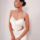 THE AMÉLIE CHIFFON CORSET TOP