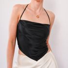 THE ÉRA SATIN HALTER TOP