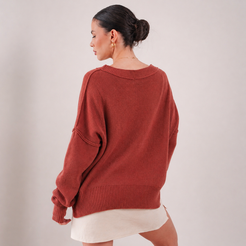 THE ARDÈNE BOYFRIEND KNIT SWEATER