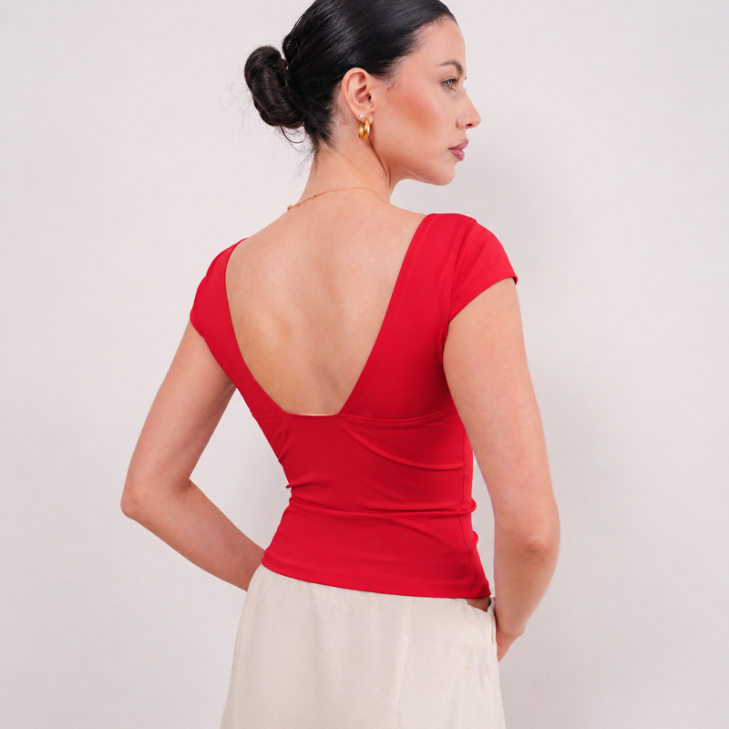 THE VALÉRA SCULPT KNIT TOP