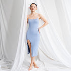 Buttery Midi Dress With Slit
