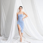 Buttery Midi Dress With Slit