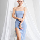 Buttery Midi Dress With Slit