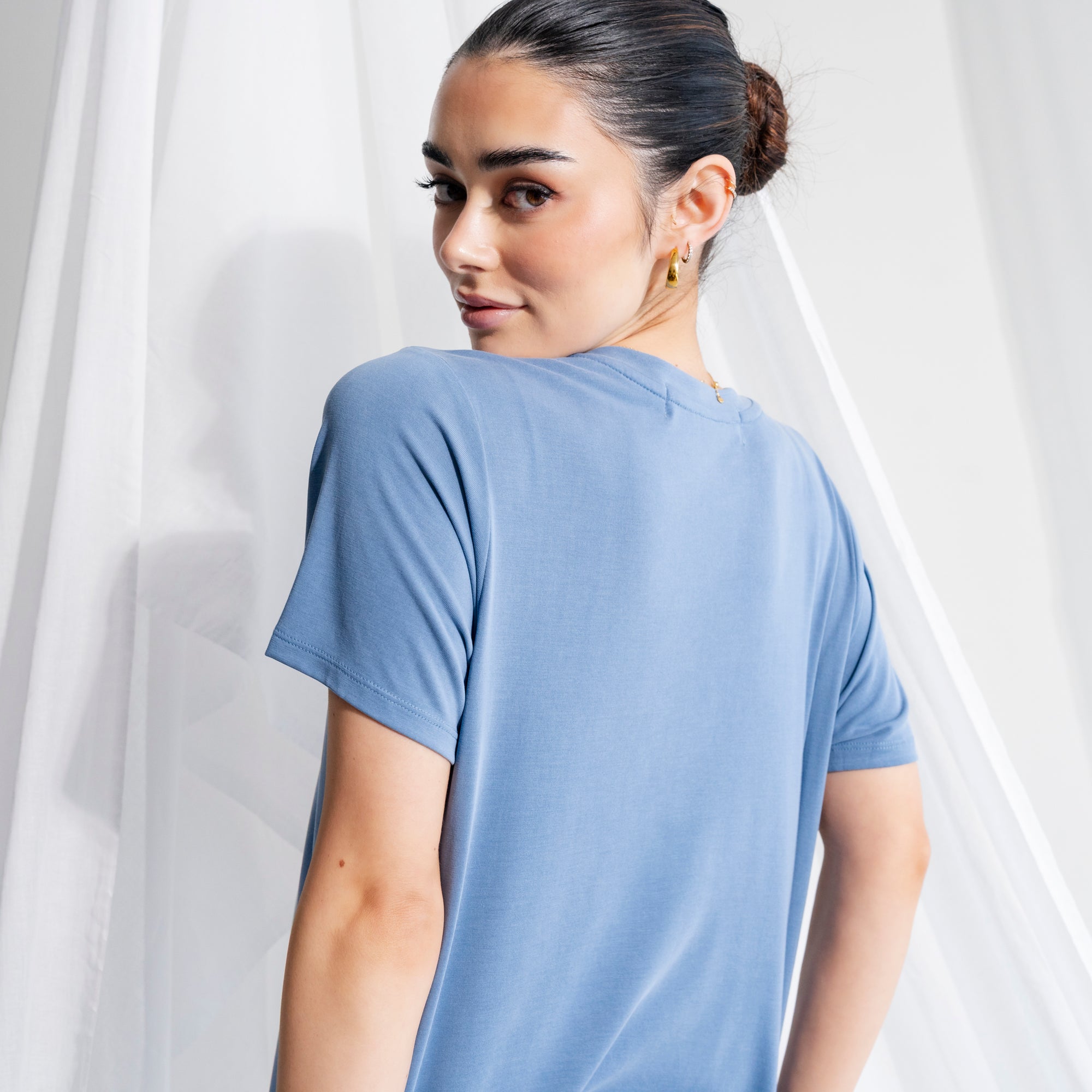 Silky-Soft Classic T-Shirt made of Cupro Fabric