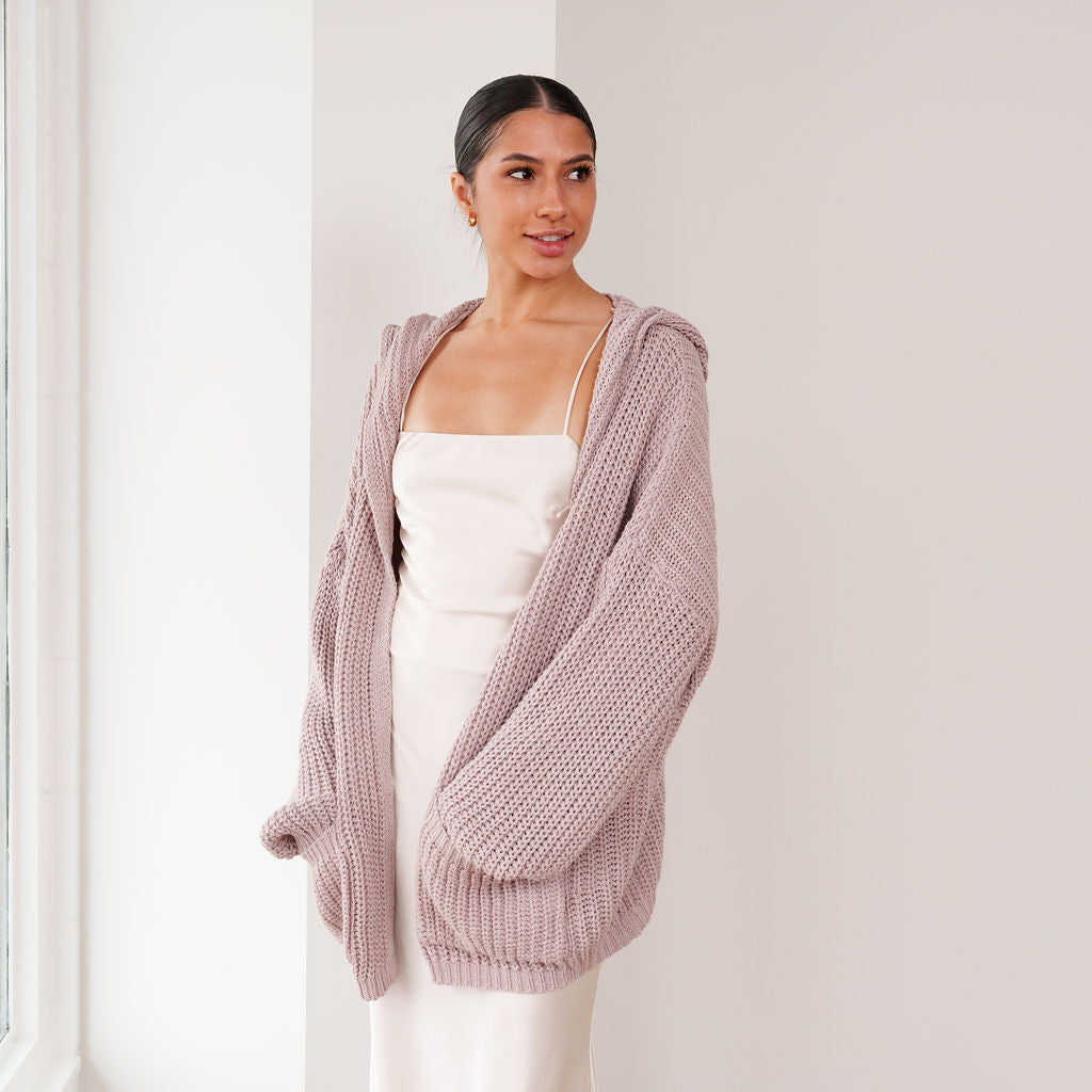 THE ROSALINE HOODED CARDIGAN