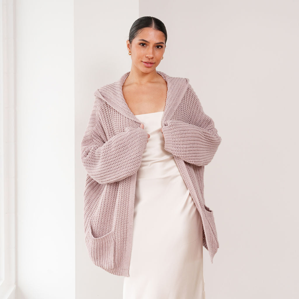 THE ROSALINE HOODED CARDIGAN