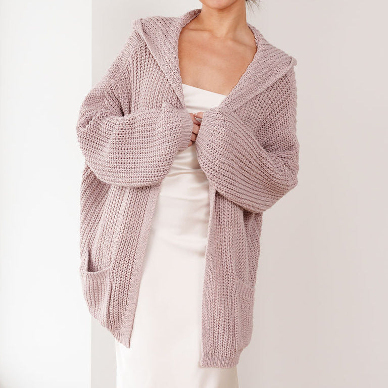 THE ROSALINE HOODED CARDIGAN