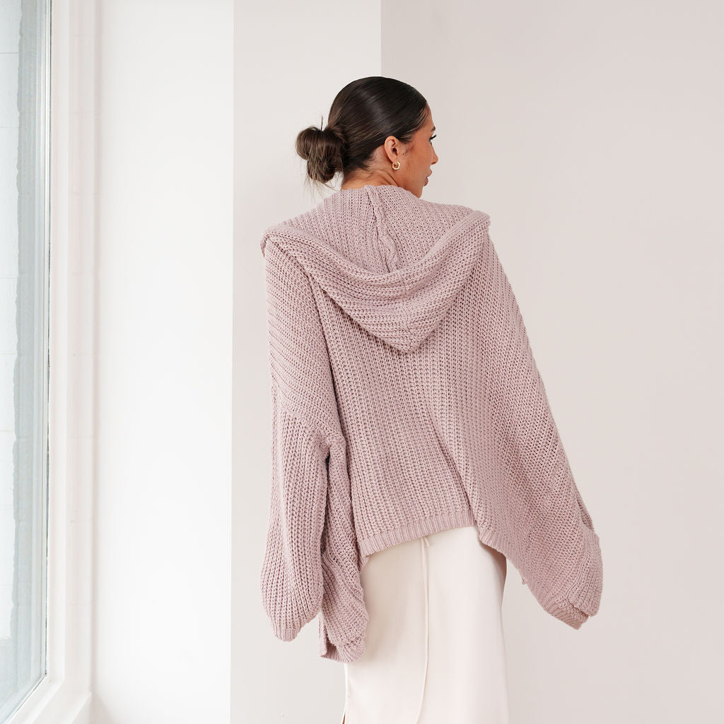 THE ROSALINE HOODED CARDIGAN