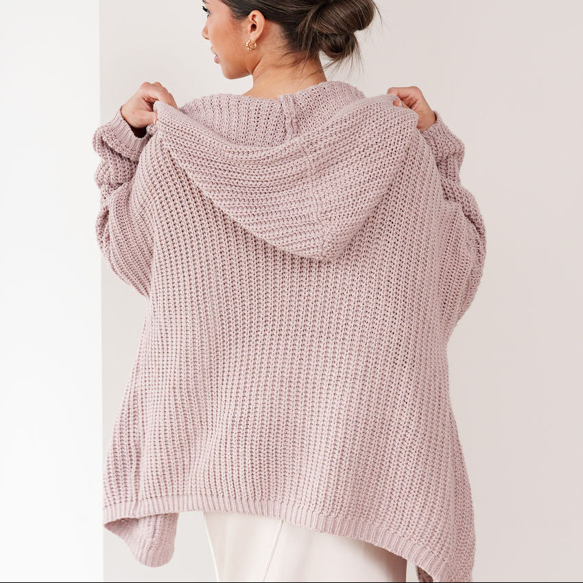 THE ROSALINE HOODED CARDIGAN