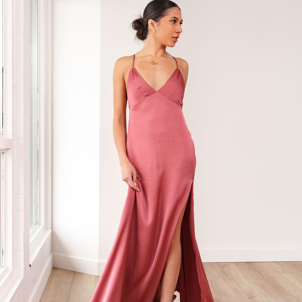 THE ROSABELLE SATIN GOWN
