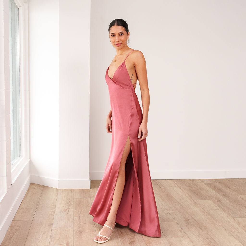 THE ROSABELLE SATIN GOWN