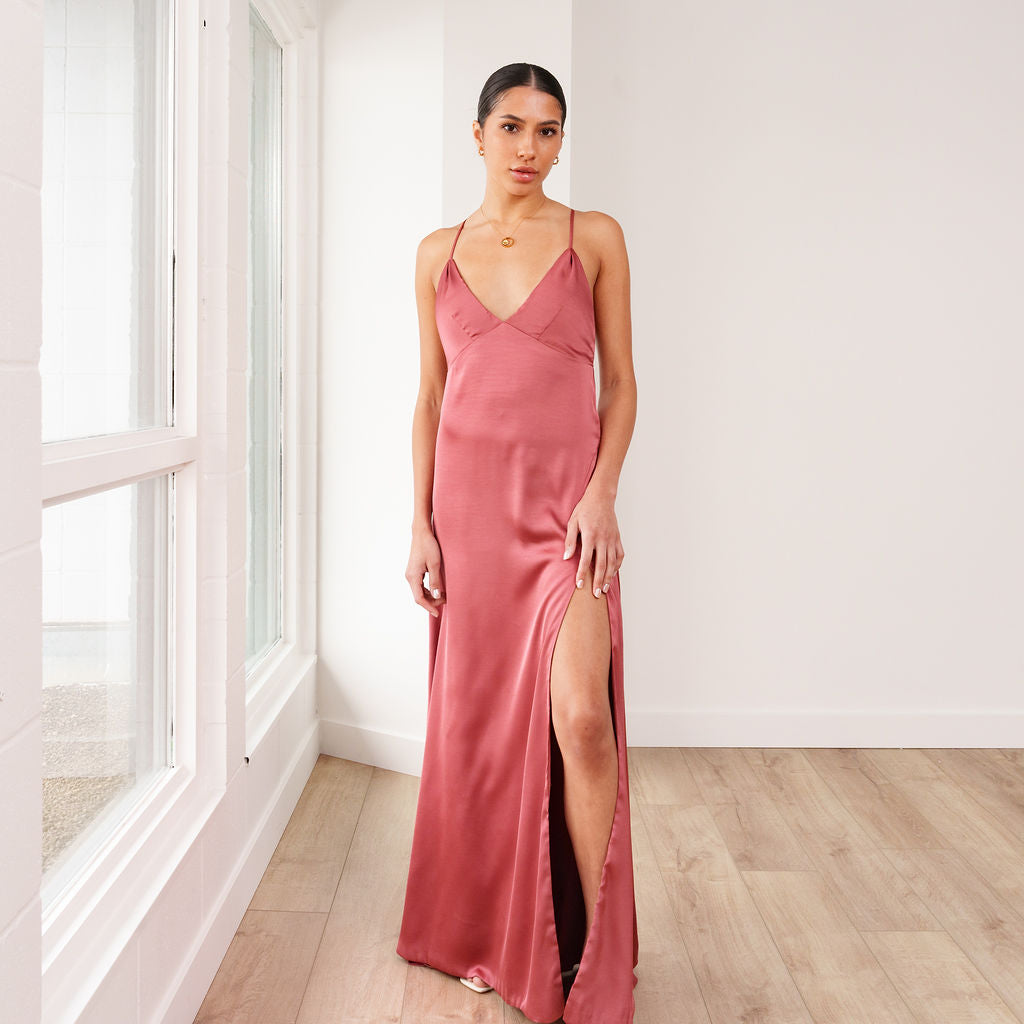 THE ROSABELLE SATIN GOWN