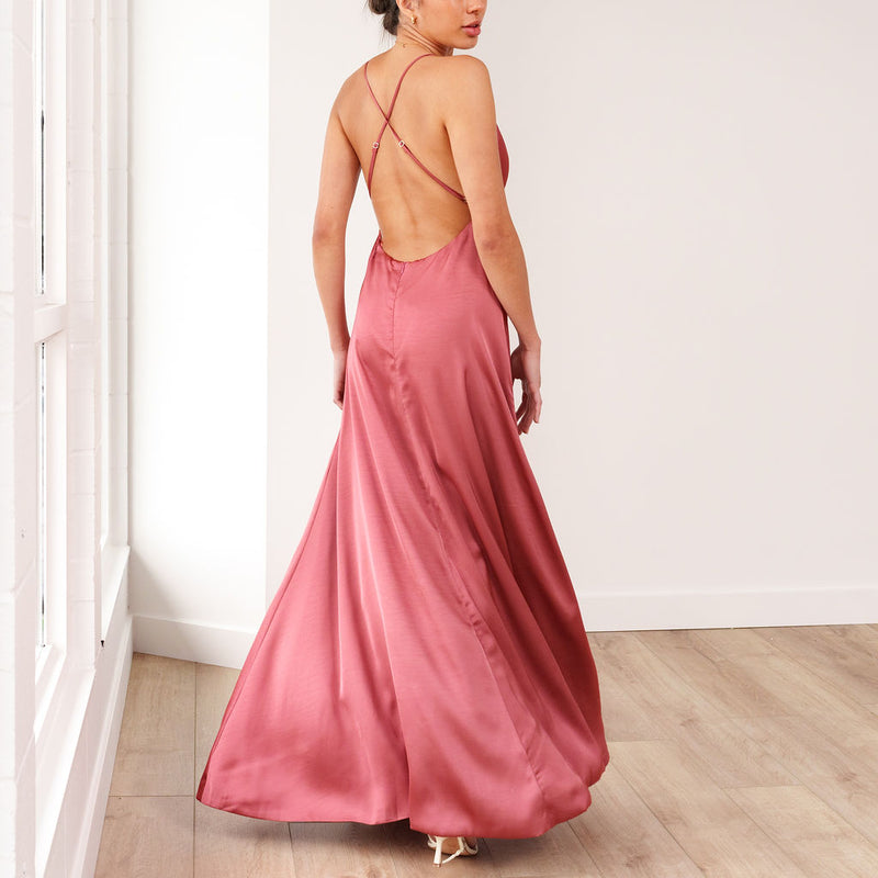 THE ROSABELLE SATIN GOWN