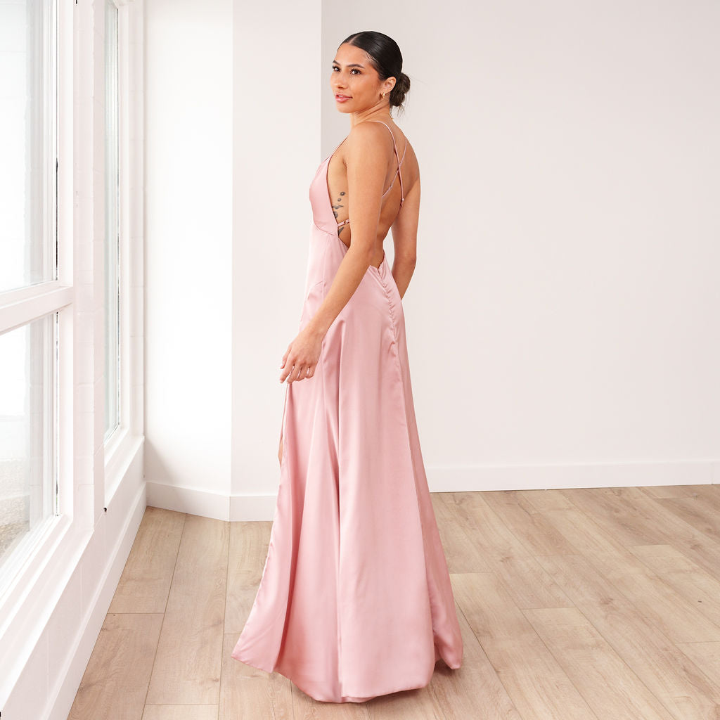 THE ROSABELLE SATIN GOWN