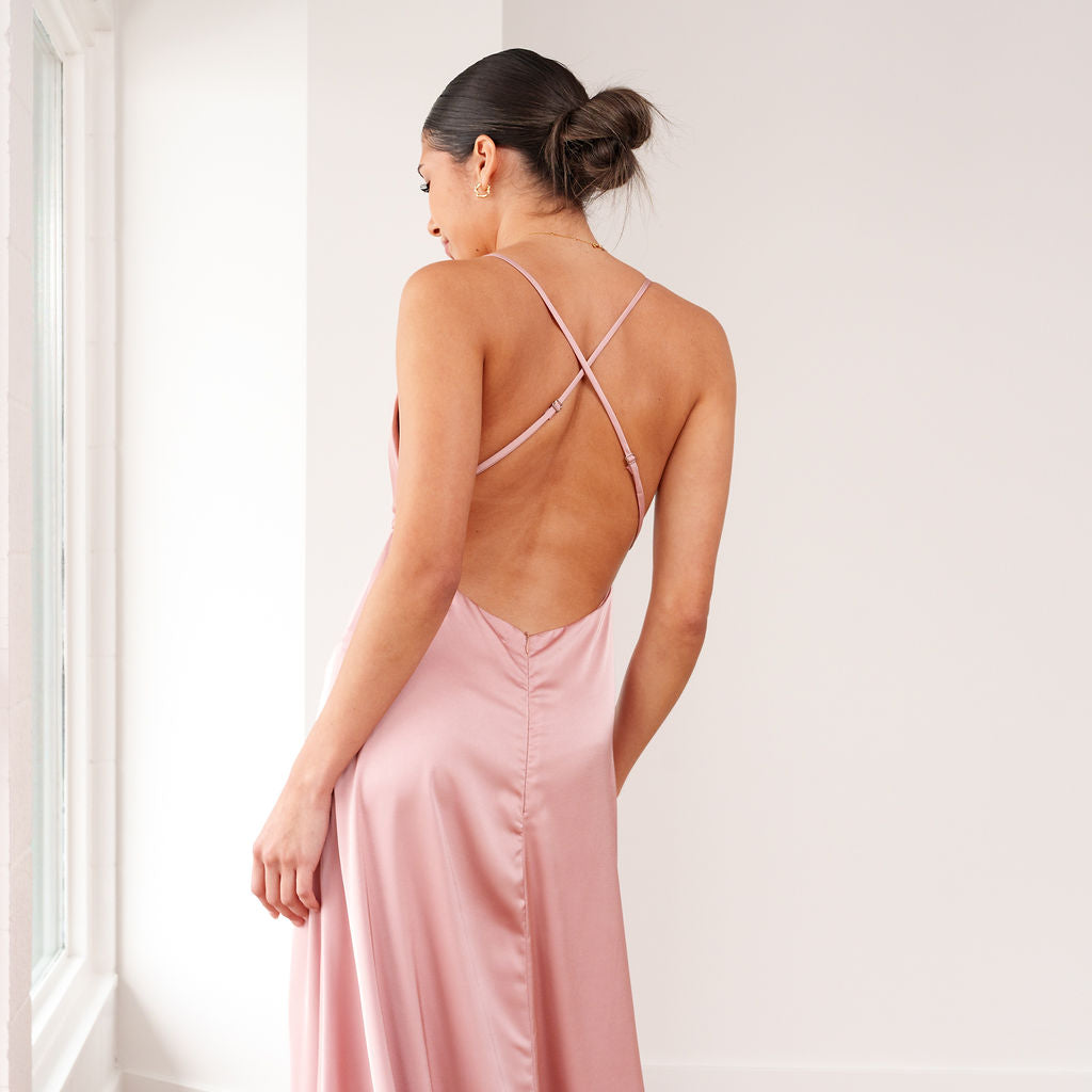 THE ROSABELLE SATIN GOWN
