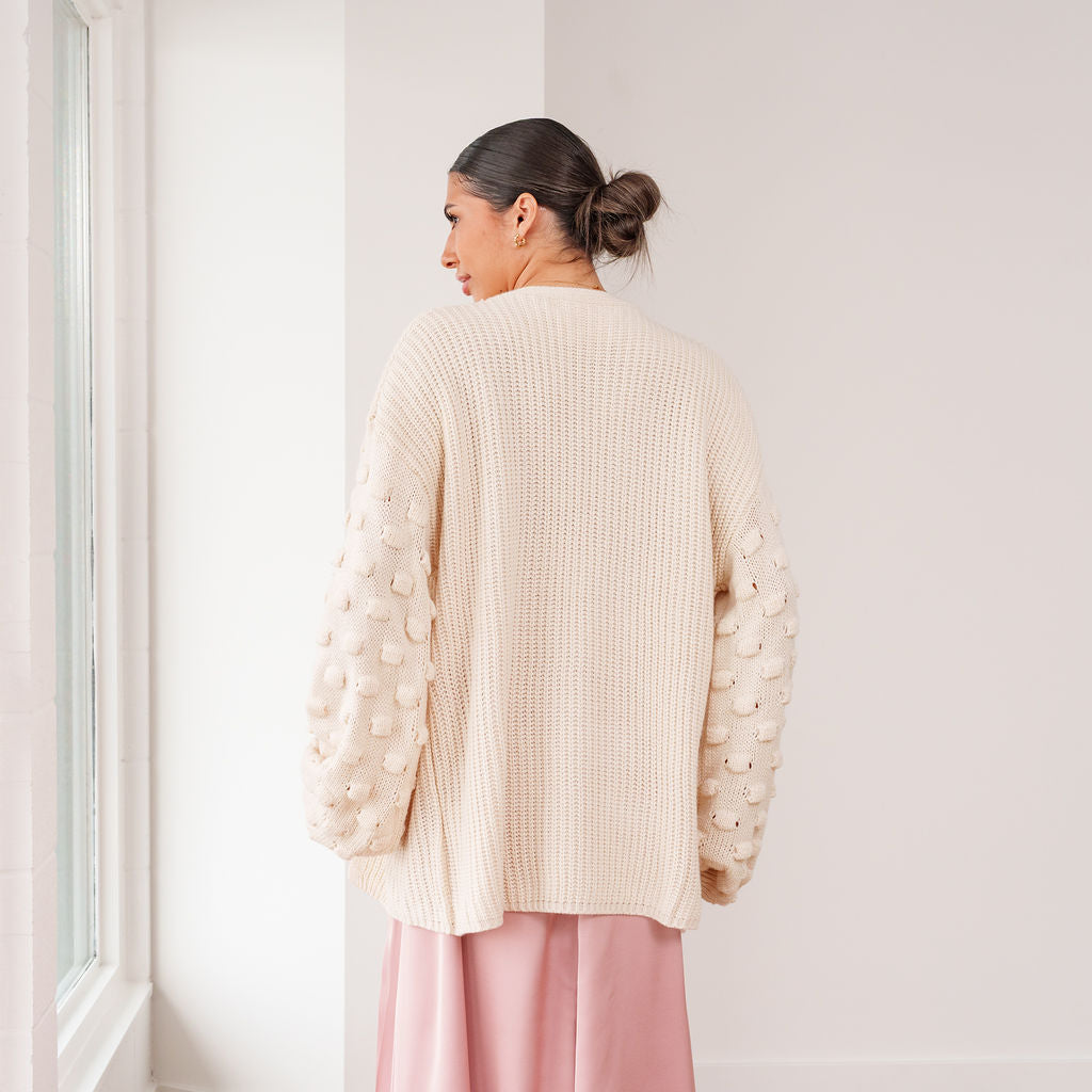 THE VIVIENNE TEXTURED CARDIGAN