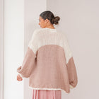 THE ELISE COLOUR BLOCK CARDIGAN