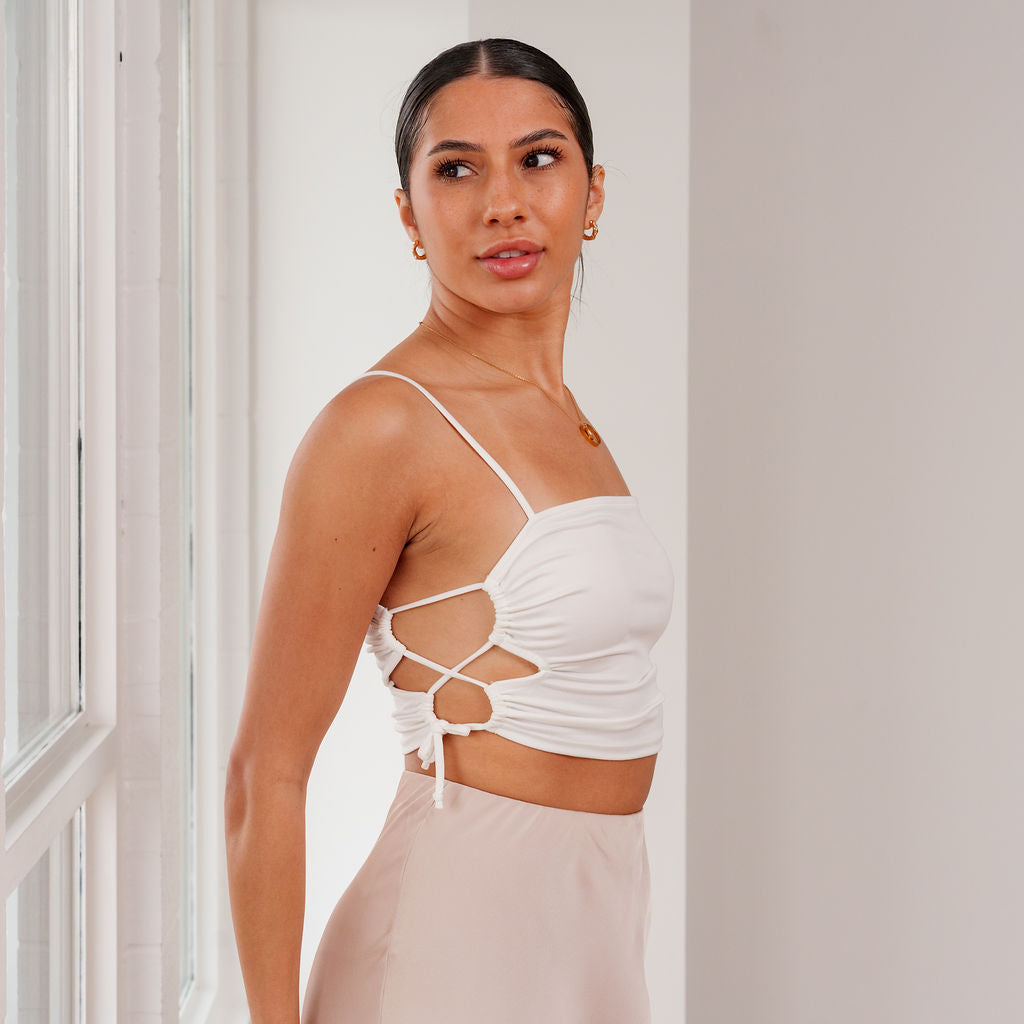 THE LYSA BUTTERY-SOFT CROP TOP