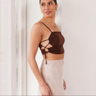 THE LYSA BUTTERY-SOFT CROP TOP