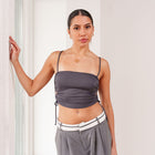 THE LYSA BUTTERY-SOFT CROP TOP