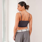 THE LYSA BUTTERY-SOFT CROP TOP