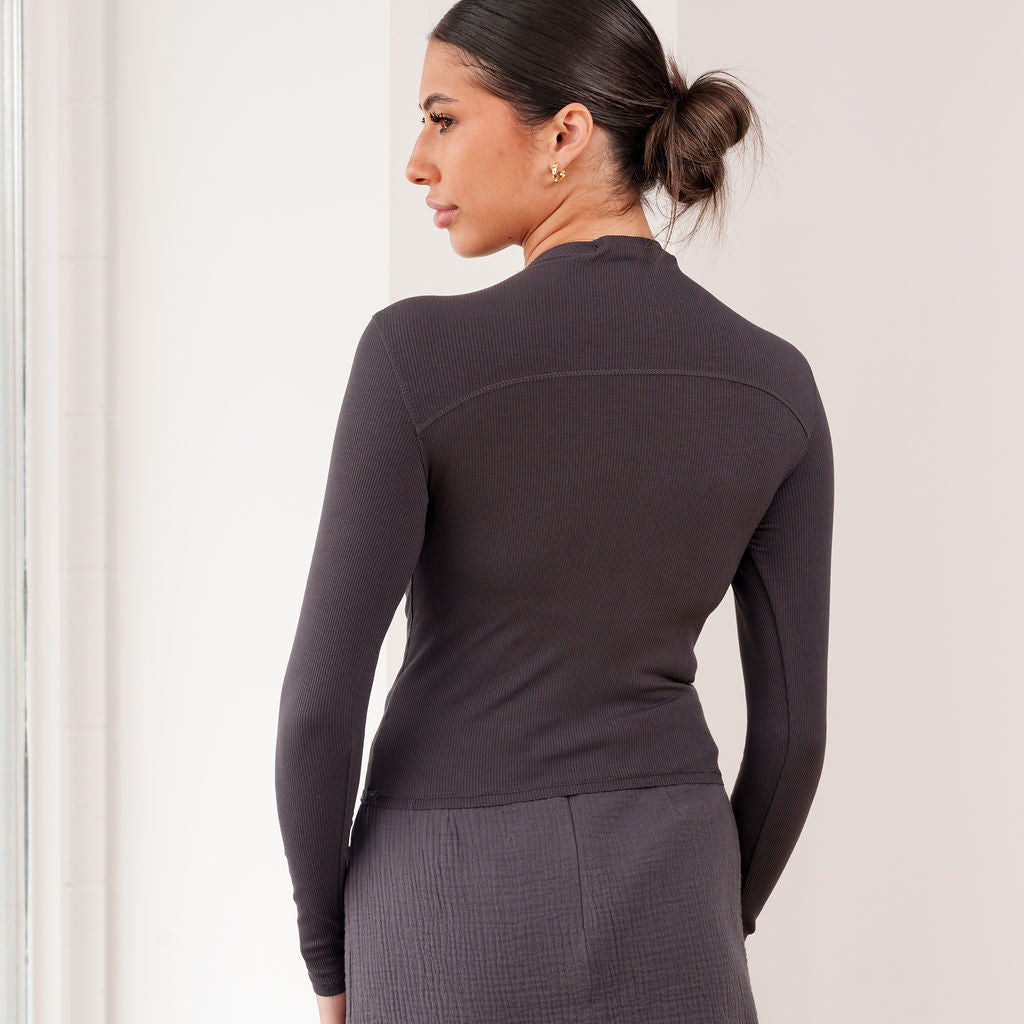 THE CÉLENE SCULPT KNIT TOP