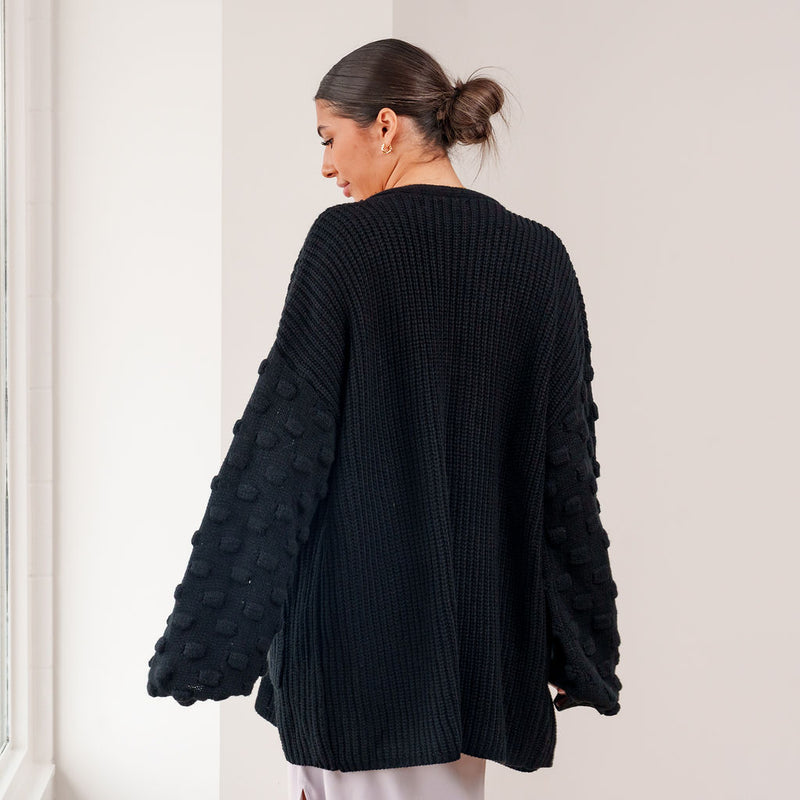 THE VIVIENNE TEXTURED CARDIGAN