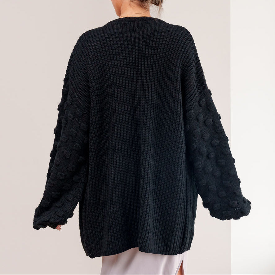 THE VIVIENNE TEXTURED CARDIGAN