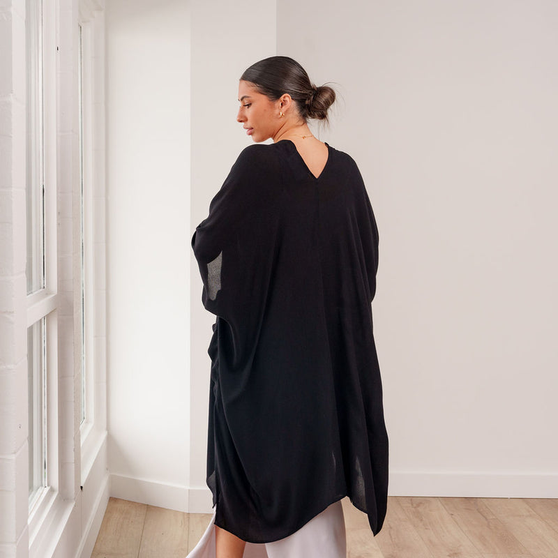 THE ISOLA DRAPE KIMONO