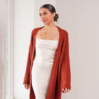 THE CALISTA CABLE KNIT CARDIGAN