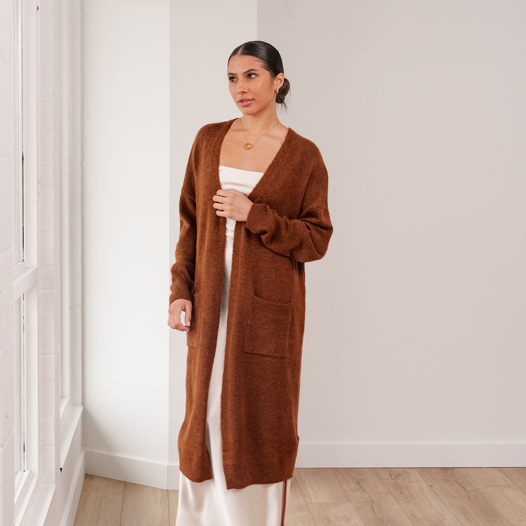 THE VALENZA MAXI CARDIGAN
