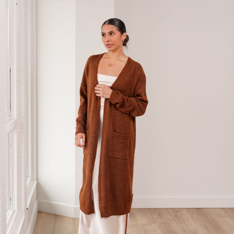 THE VALENZA MAXI CARDIGAN