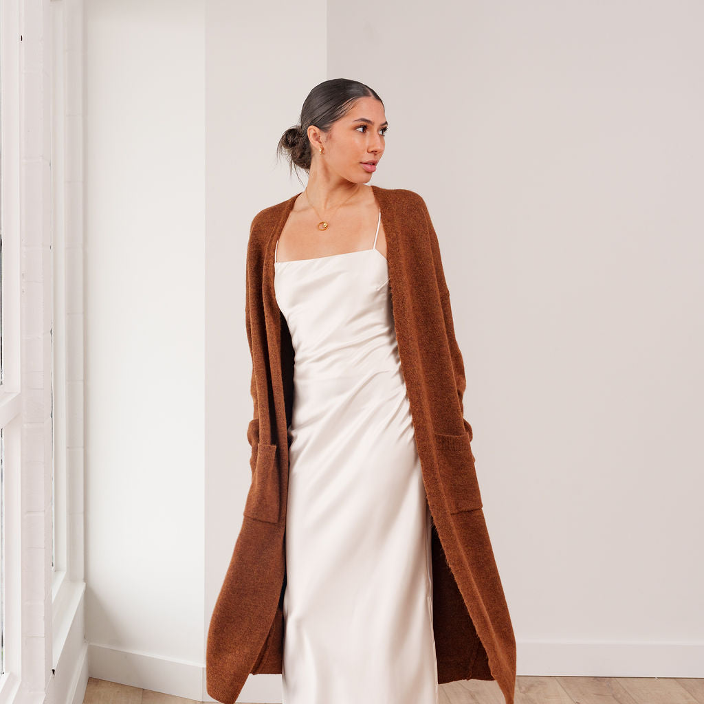 THE VALENZA MAXI CARDIGAN