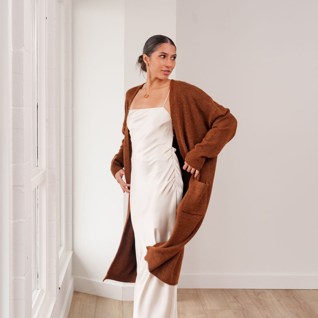 THE VALENZA MAXI CARDIGAN