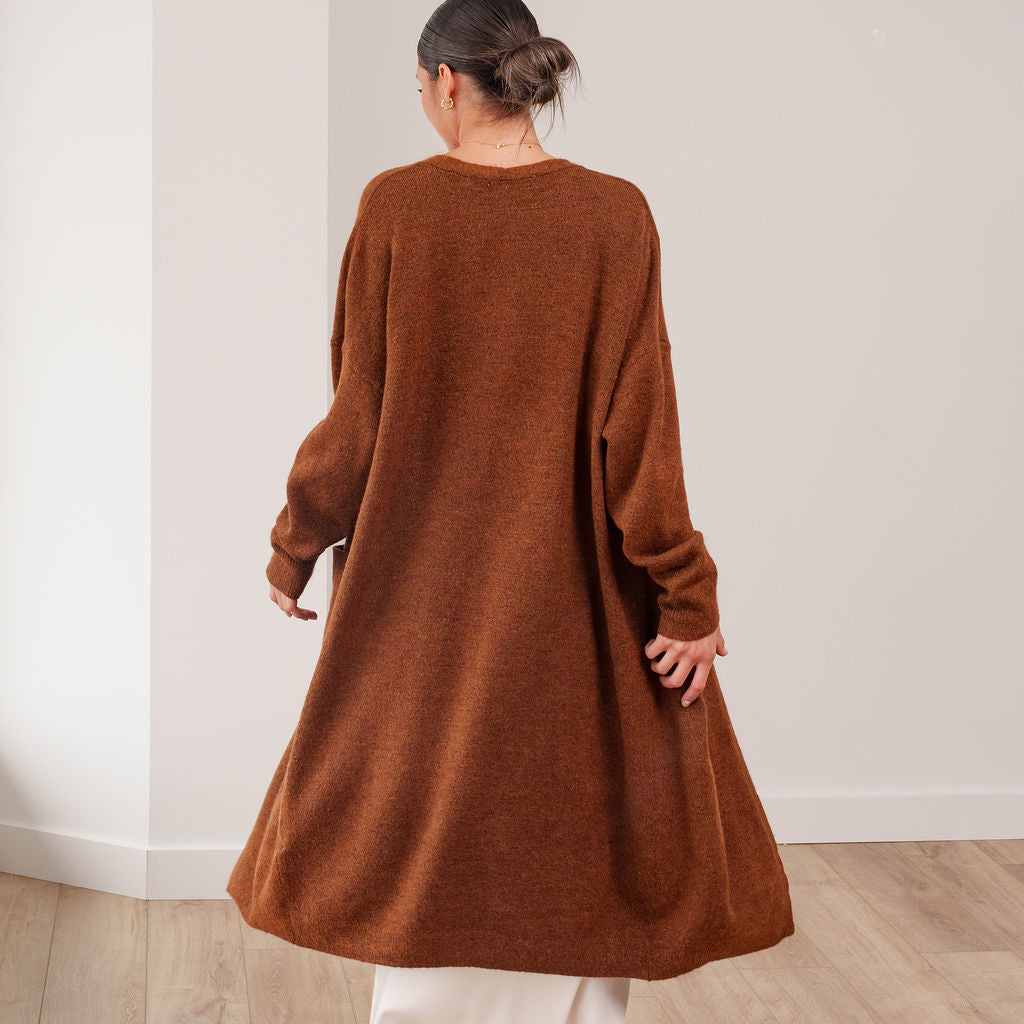THE VALENZA MAXI CARDIGAN