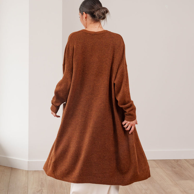 THE VALENZA MAXI CARDIGAN