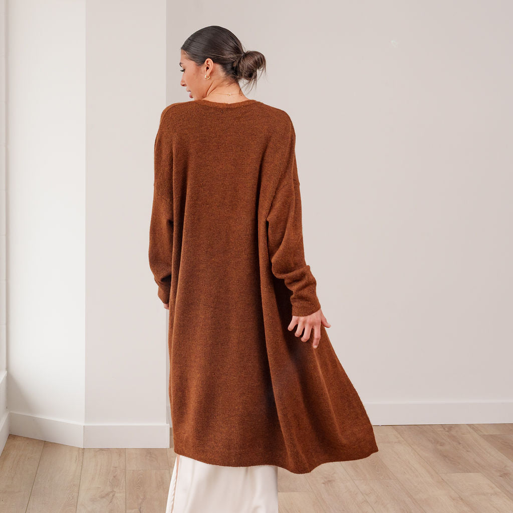 THE VALENZA MAXI CARDIGAN