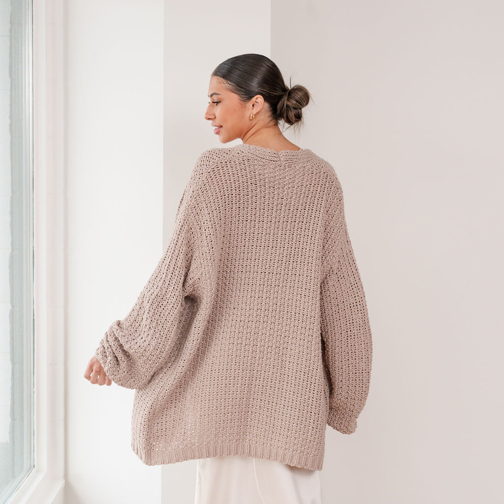 THE NOÉLINE COTTON CARDIGAN