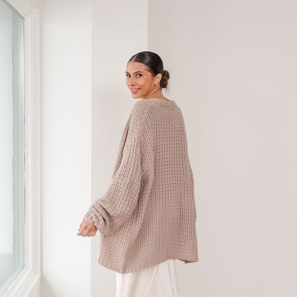 THE NOÉLINE COTTON CARDIGAN