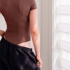 THE MIRA BUTTER SOFT T-SHIRT BODYSUIT