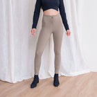 Drawstring Leggings in Taupe