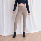 Drawstring Leggings in Taupe
