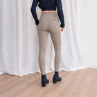 Drawstring Leggings in Taupe