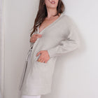 Light Grey Bishop Sleeve Cardigan