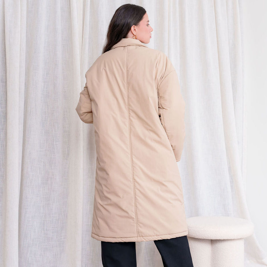 Beige Puffy Jacket