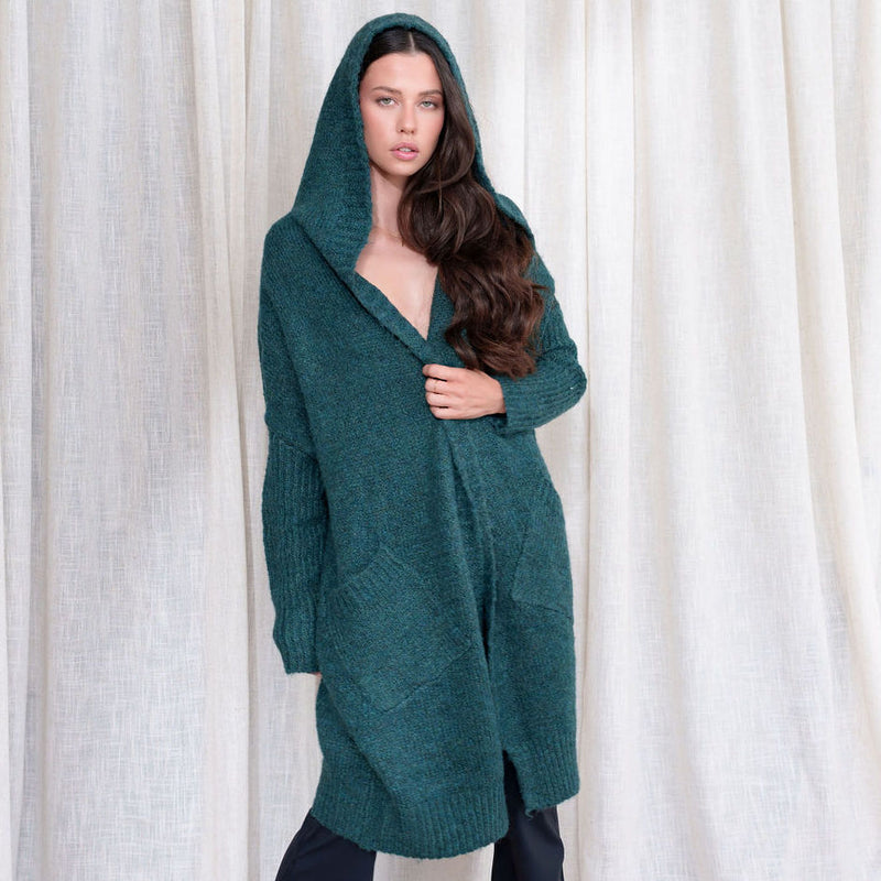 Super Soft Hooded Cardigan Fuzzy