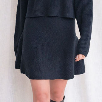 Sweater Skater Skirt And Sweater Set