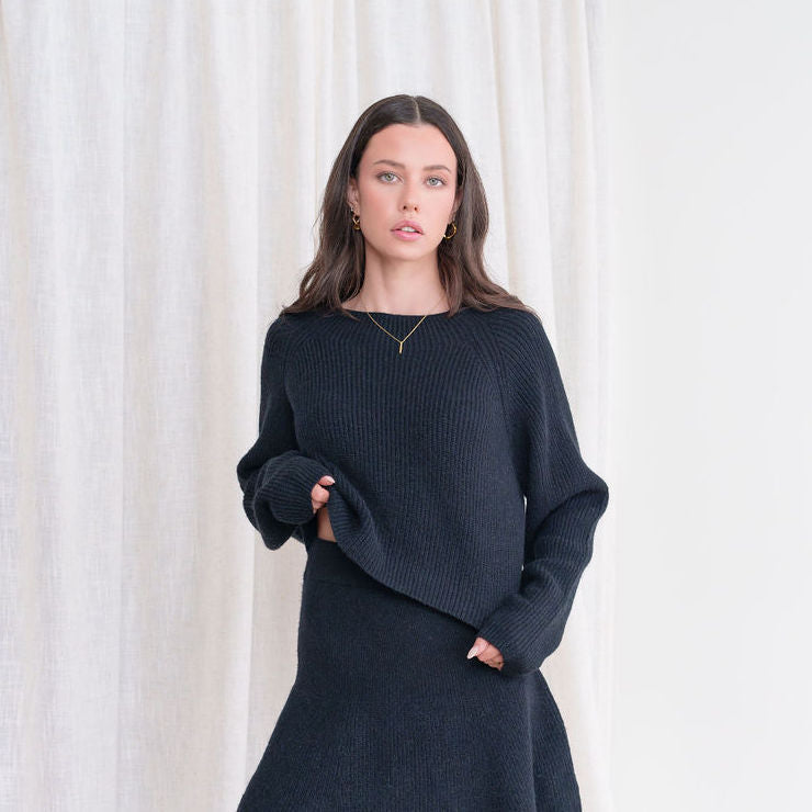 Sweater Skater Skirt And Sweater Set