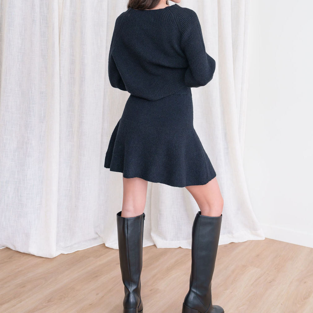 Sweater Skater Skirt And Sweater Set