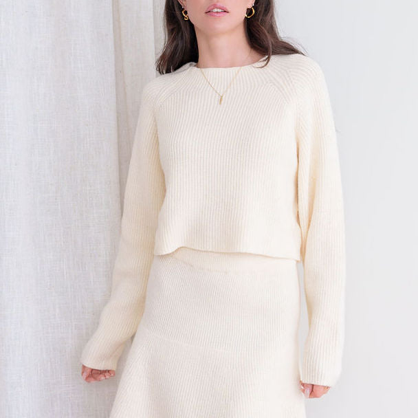 Sweater Skater Skirt And Sweater Set